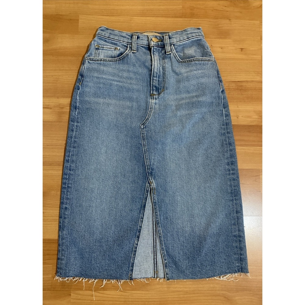 Joe's Jeans The Joplin Bad Habit Raw Edge‎ Denim Skirt -Size 23